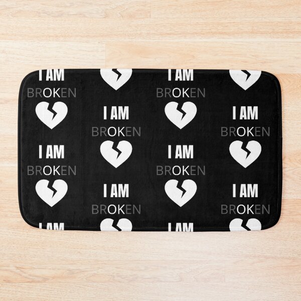 Item preview, I Am Broken OK Art Design Draw Street Art Text designed and sold by BK-Fishing.
