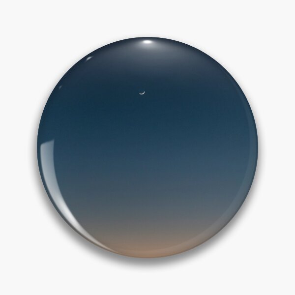 Item preview, Moon Waning Crescent in Blue Sky. Ensenada designed and sold by PureCanvas.