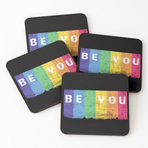 Item preview, BE YOU Rainbow Vintage LGBTQ T-shirt, designed and sold by US50.