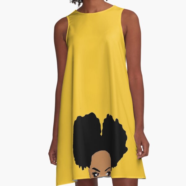 Two puff A-Line Dress
