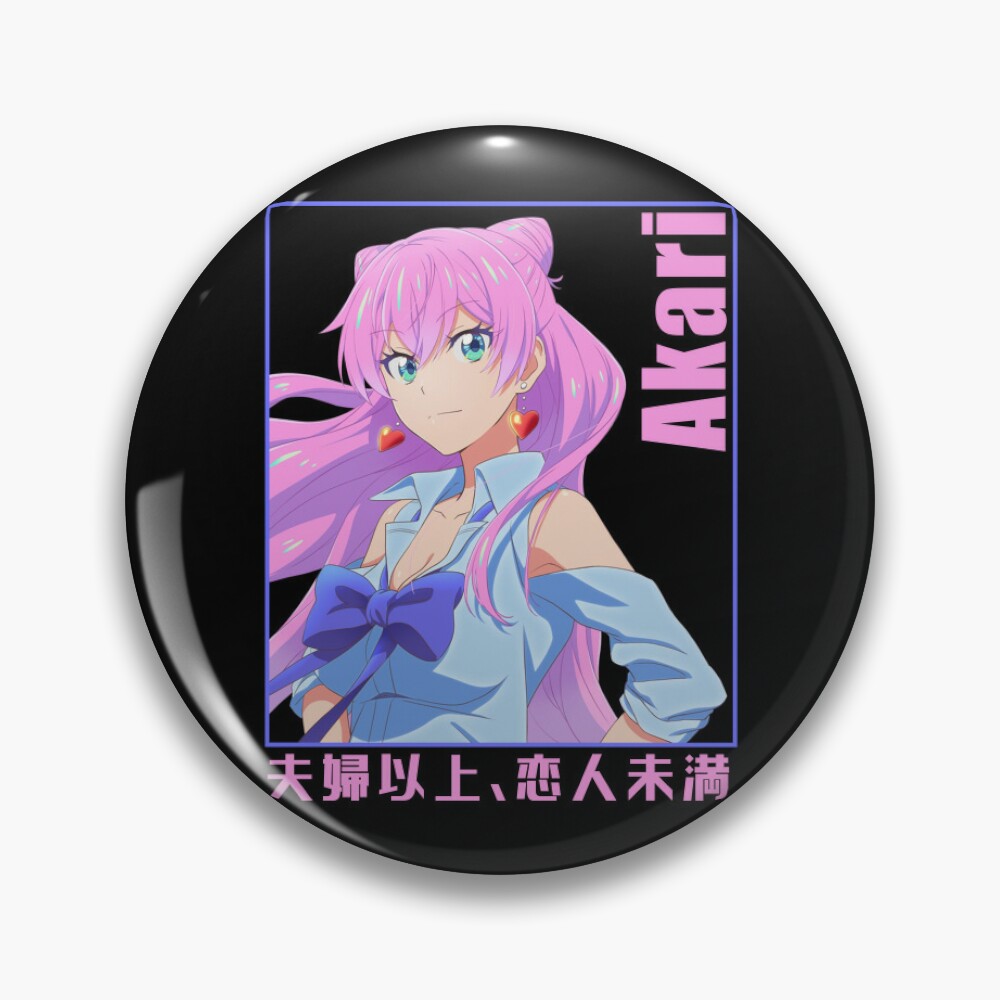 Fuufu Ijou Koibito Miman Anime Keychain Men Akari Watanabe Jiro