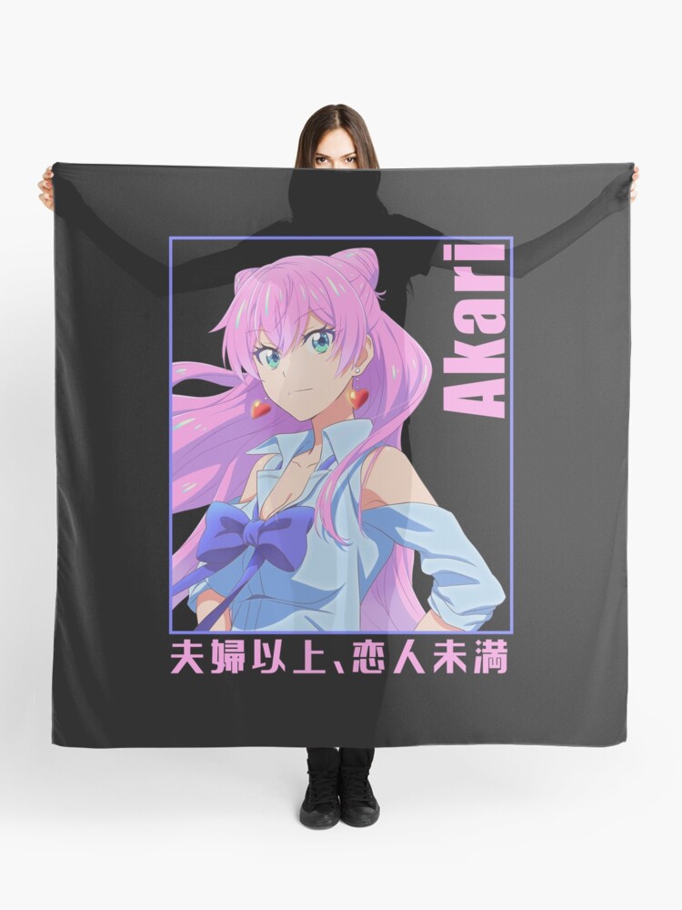 Akari Watanabe - Fuufu Ijou, Koibito Miman Scarf for Sale by ice