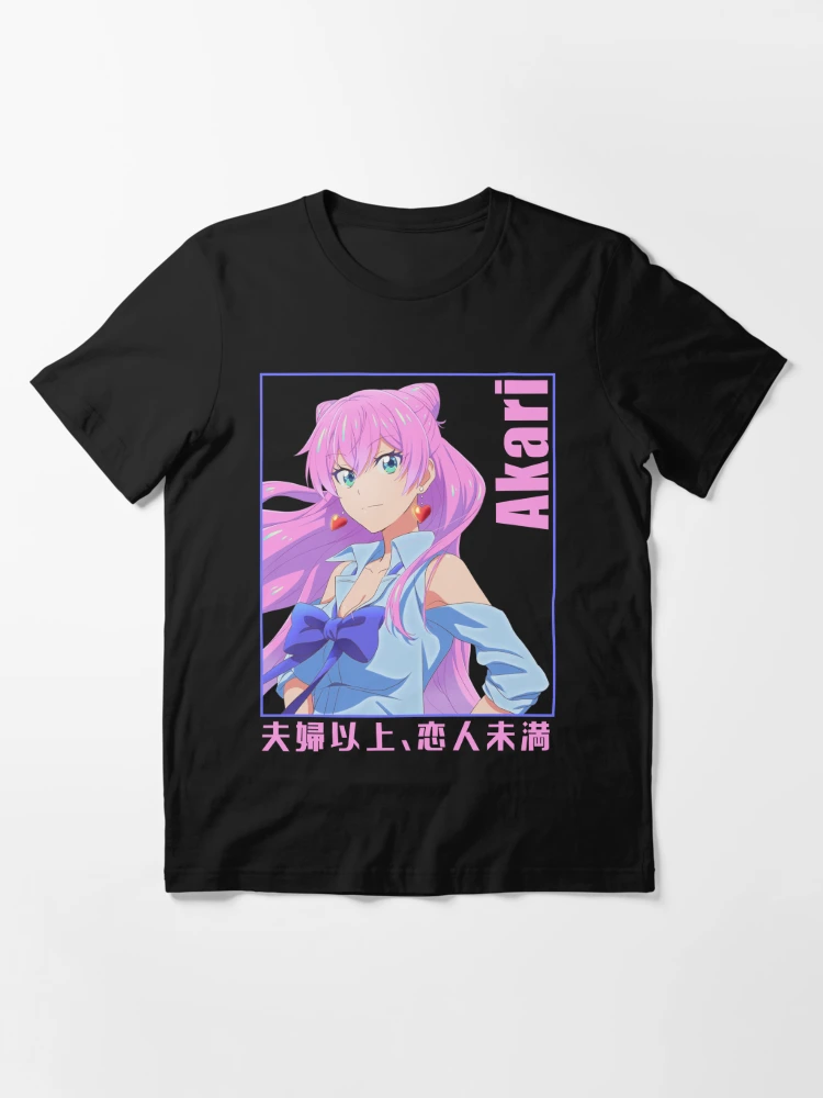 Akari Watanabe Fuufu Ijou Koibito Miman Shiori Sakurazaka T Shirt Men Women  Japanese Anime Harajuku Short Sleeve Tee Shirt Tops - AliExpress