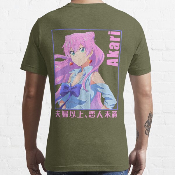 Akari Watanabe Fuufu Ijou Koibito Miman Shiori Sakurazaka T Shirt Men Women  Japanese Anime Harajuku Short Sleeve Tee Shirt Tops - AliExpress