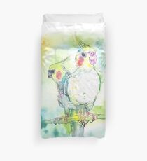 Cockatiel Pairing Duvet Cover