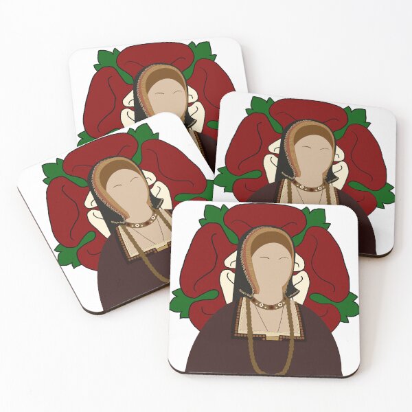 Item preview, Queen Catherine of Aragon Tudor Rose  designed and sold by bookishthorns.