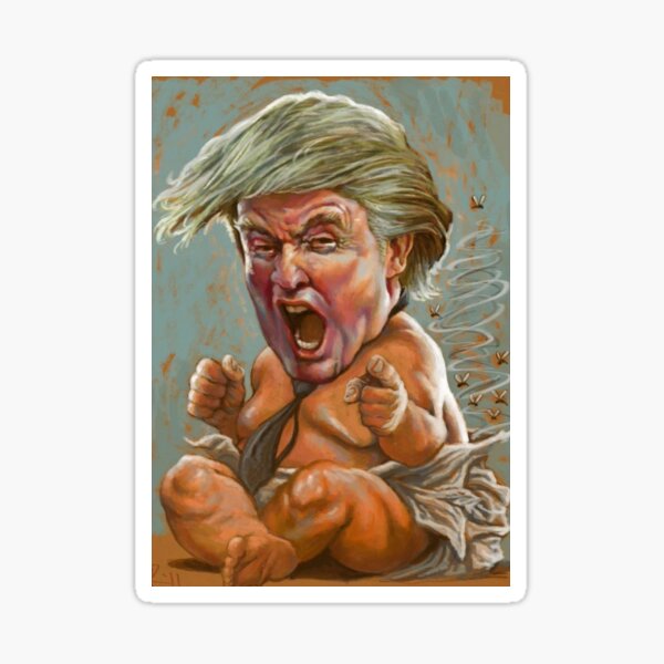 Vista previa del artículo con la obra «DONALD TRUMP BABY», diseñado y vendido por Porky-Pie.