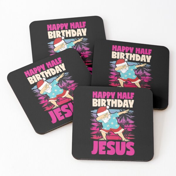 Item preview, Happy Half Birthday Jesus Dabbing Santa Christmas In July   designed and sold by OpticAffair.