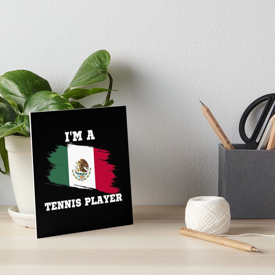 "Mexican Tennis Player Tennis Players from Mexico" Art Board Print