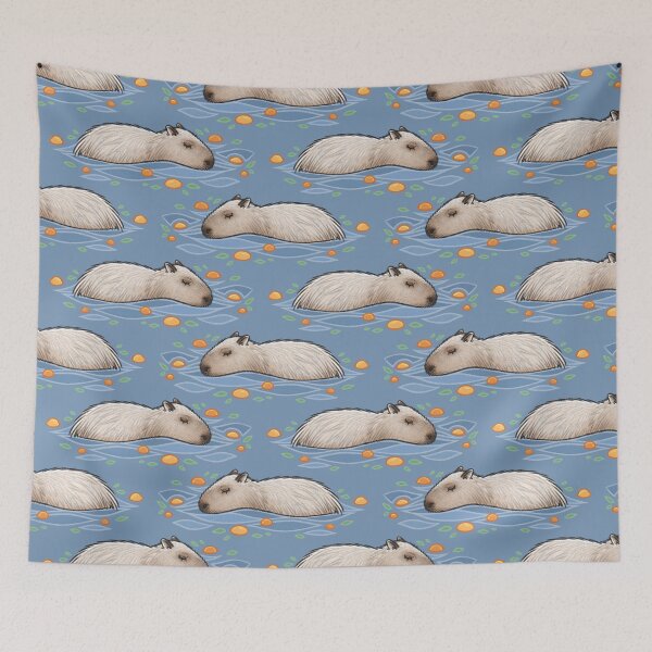 Item preview, capybara with oranges designed and sold by maryallen138.