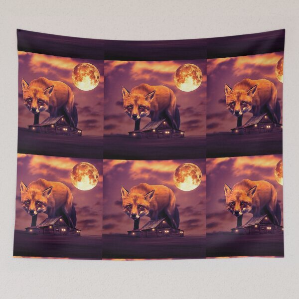 Item preview, Scary Fox | Abstract Wild Life designed and sold by LenaKiagia.