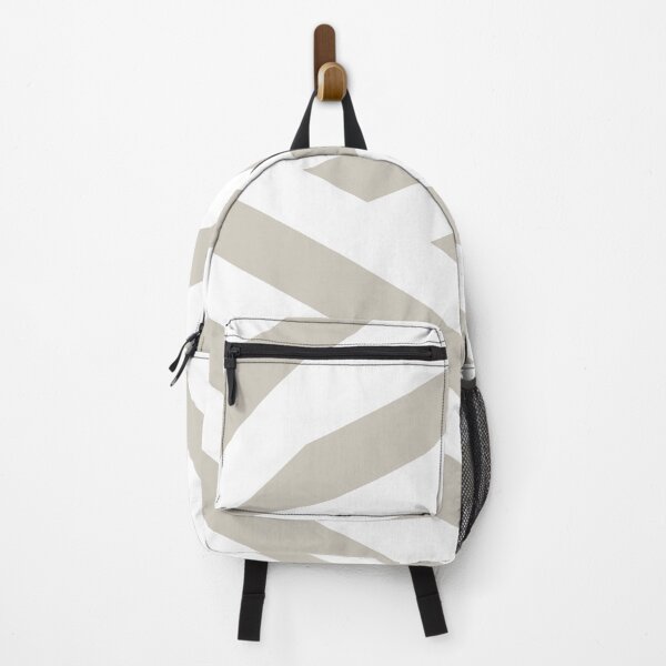 Artikelvorschau, Gray Tan White Abstract Stripe Pattern Pairs Valspar 2023 COTY Villa Grey 6005-1B entworfen und verkauft von ColorOfTheYears.