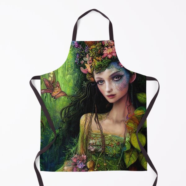 Item preview, Springtime Goddess With Face Paint designed and sold by fairytailsaiart.
