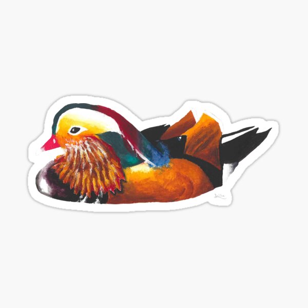 Item preview, Mandarin Duck designed and sold by LillaArtNature.