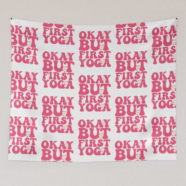 Item preview, Okay But First Yoga designed and sold by THROUGH-LIFE.