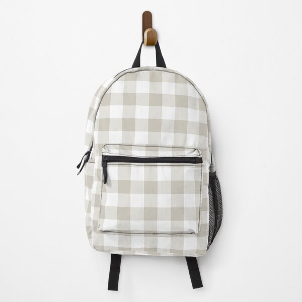 Artikelvorschau, Gray Tan White Buffalo Plaid Checkerboard Pattern Pairs Valspar 2023 COTY Villa Grey 6005-1B entworfen und verkauft von ColorOfTheYears.