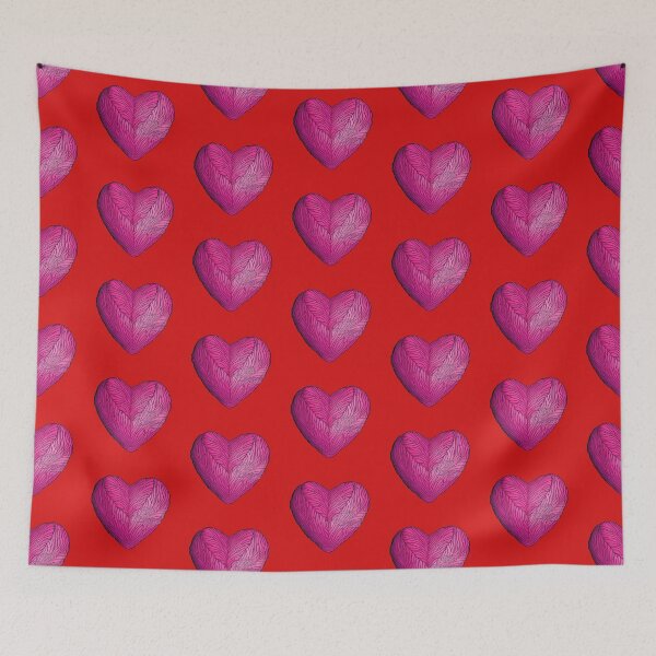 Item preview, Heart - Pink Heart Sketching Artwork  designed and sold by artayki.