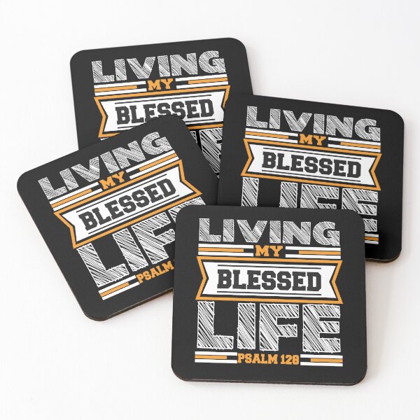Item preview, Living my Blessed Life PSalm 128 designed and sold by onlyscriptures.
