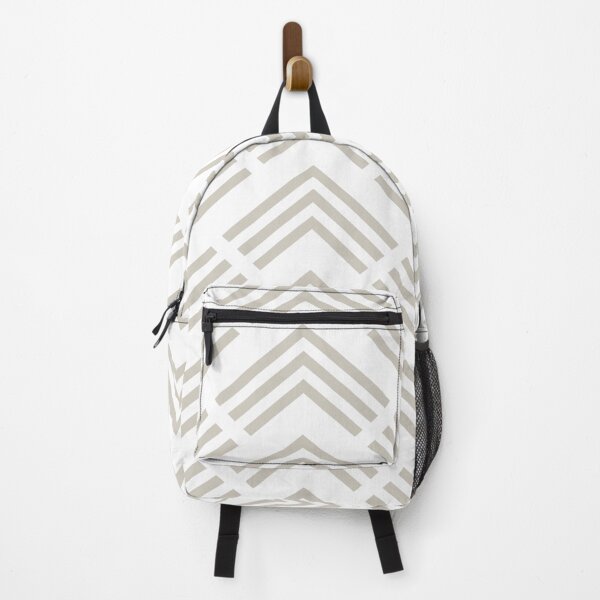 Artikelvorschau, Gray Tan White Chevron Rhombus Pattern Pairs Valspar 2023 COTY Villa Grey 6005-1B entworfen und verkauft von ColorOfTheYears.