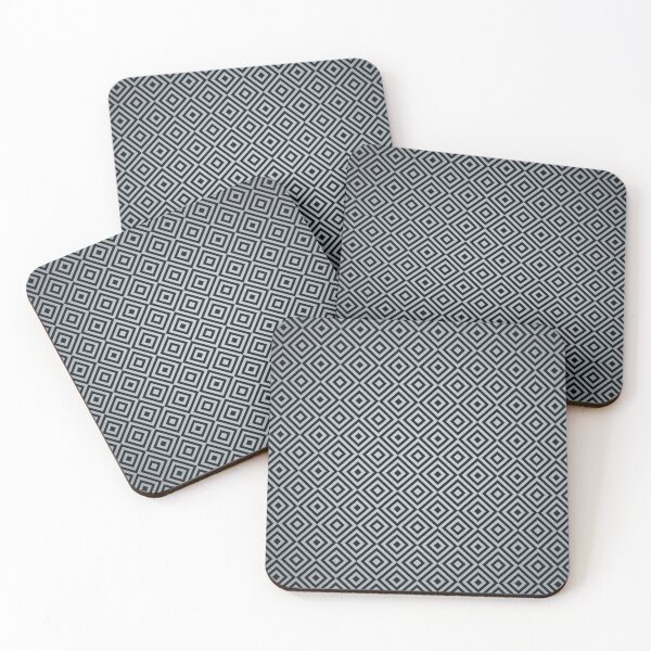Item preview, Black Square Tile designed and sold by CoolDesign2000.
