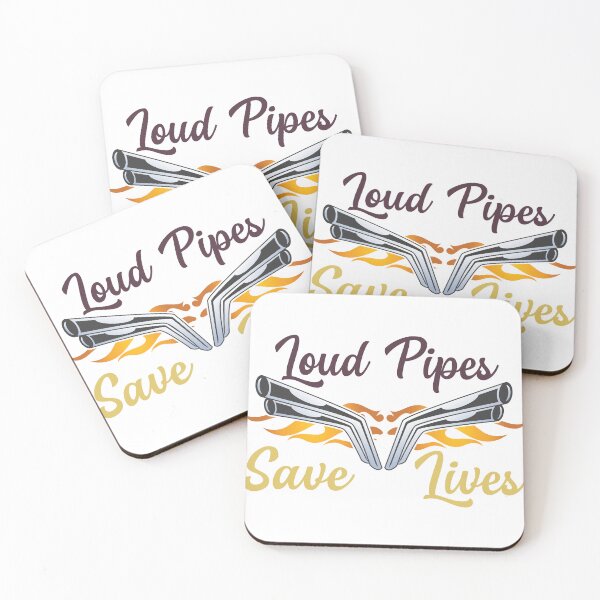Item preview, Loud Pipes Save Lives - Motorbike quotes designed and sold by BlueBlackSky.