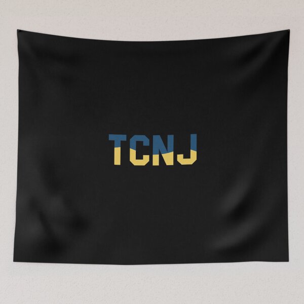 Item preview, TCNJ Blue and Gold Logo Collegiate Wavy designed and sold by sarascoprox.
