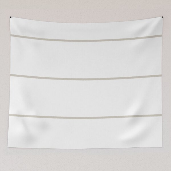 Aperçu de l'œuvre Gray Tan White Horizontal Stripe Pattern Pairs Valspar 2023 COTY Villa Grey 6005-1B créée et vendue par ColorOfTheYears.