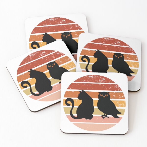 Item preview, A Cat And An Owl  designed and sold by OneDayCollected.