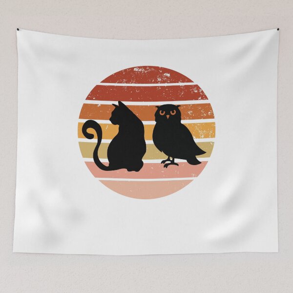 Item preview, A Cat And An Owl  designed and sold by OneDayCollected.