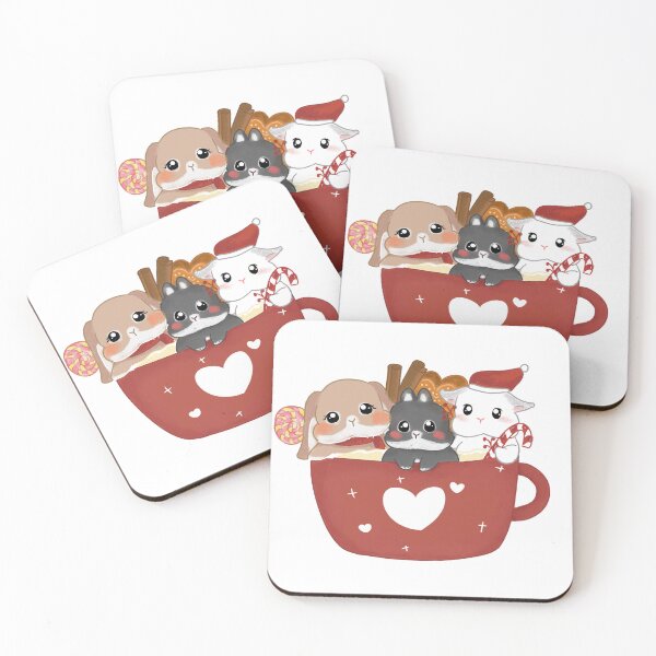 Item preview, tree rabbit in a cup _ Bunniesmee Christmas Edition  designed and sold by bunniesmee.