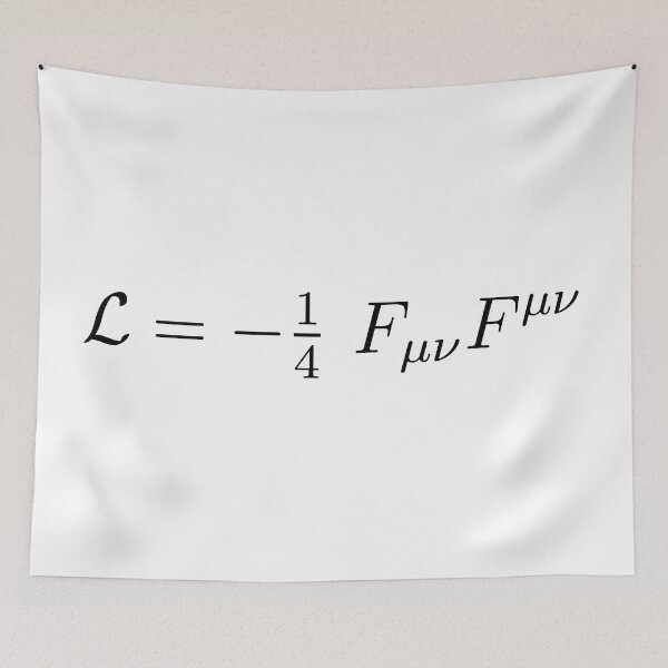 Item preview, Electromagnetic field lagrangian, Quantum electrodynamcis, standard model and physics designed and sold by NoetherSym.