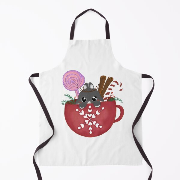 Item preview, Sean the Rabbit in a Christmas Cup _ Bunniesmee Christmas Edition designed and sold by bunniesmee.