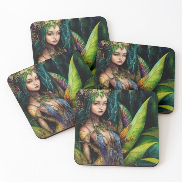 Item preview, Beautiful Fae of The Jungle designed and sold by fairytailsaiart.