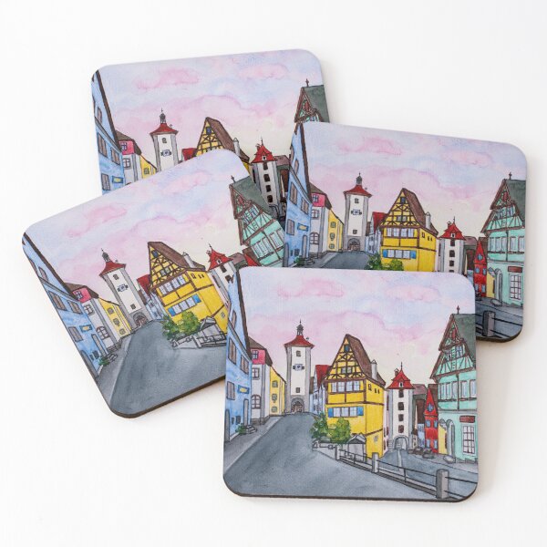 Item preview, Rotenburg Cityscape designed and sold by ArinasFineArt.