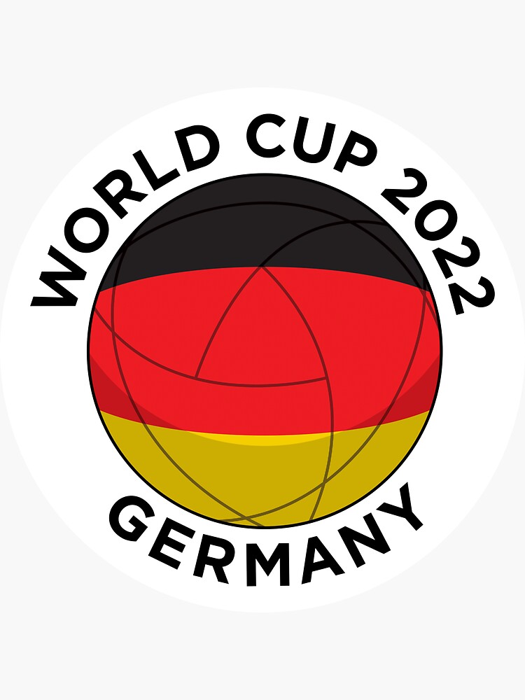 "Germany World Cup 2022 (Black Text)" Sticker for Sale by STUDIO72