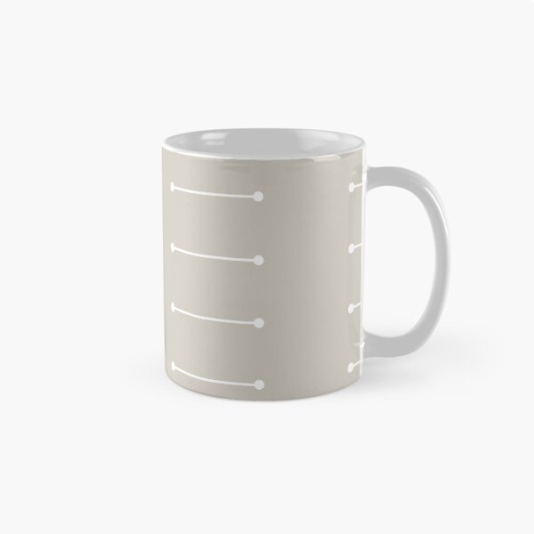 Artikelvorschau, Gray Tan White Minimal Stripe Polka Dot Mudcloth Pattern Pairs Valspar 2023 COTY Villa Grey 6005-1B entworfen und verkauft von ColorOfTheYears.