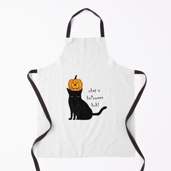 Item preview, Black halloween cat with her pumpkin, what a halloween huh! designed and sold by Smartchitect.