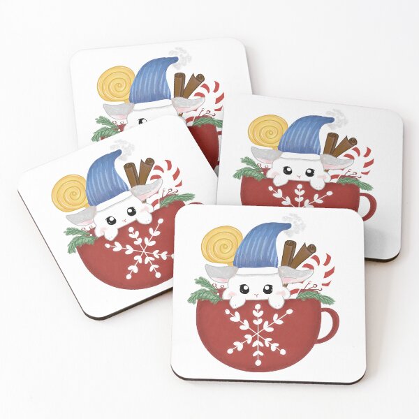 Item preview, Claude the rabbit in a Cup _ Bunniesmee Christmas Edition  designed and sold by bunniesmee.