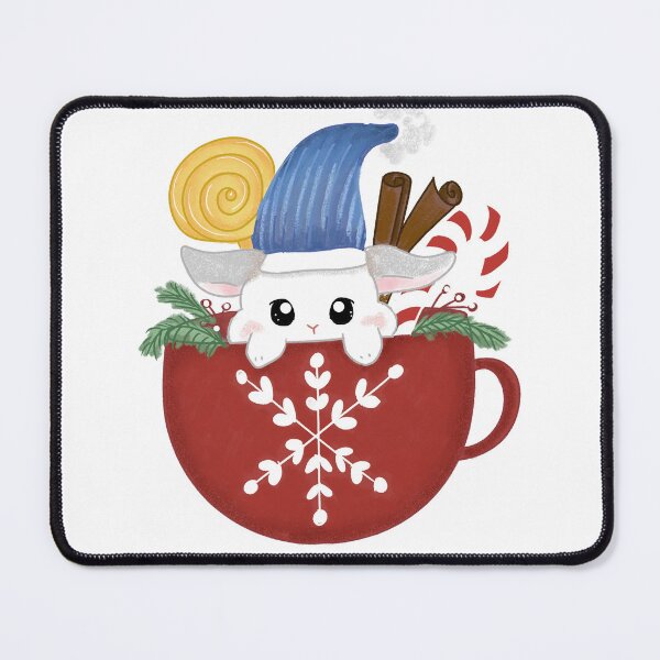 Item preview, Claude the rabbit in a Cup _ Bunniesmee Christmas Edition  designed and sold by bunniesmee.