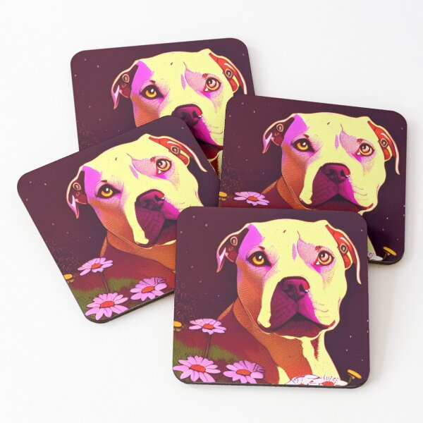 Item preview, Pretty Pittie con margaritas designed and sold by Astro-Duck.