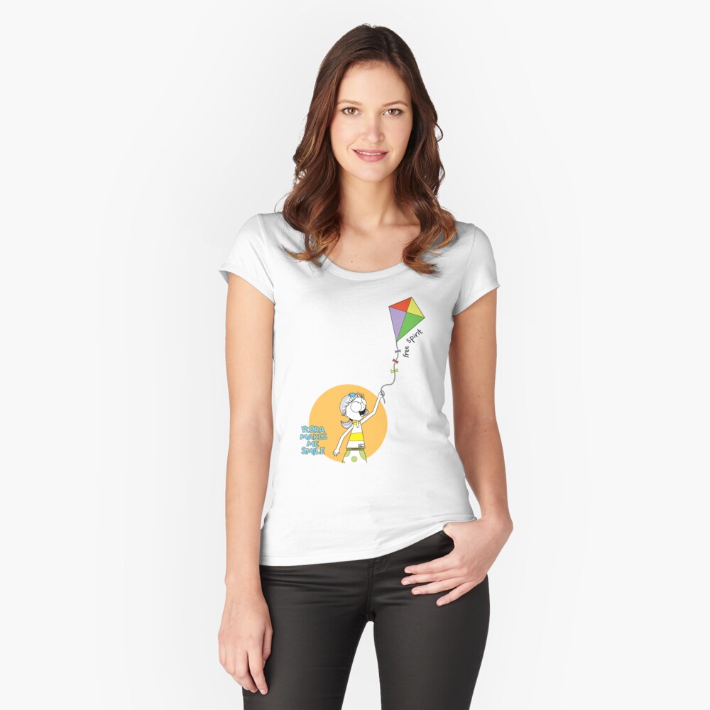 Item preview, Fitted Scoop T-Shirt designed and sold by ThePencilCircle.