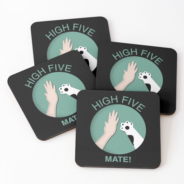 Item preview, High five mate! cat hand and hand designed and sold by CreandoLios.