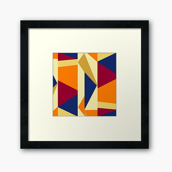 Golden Framed Art Print
