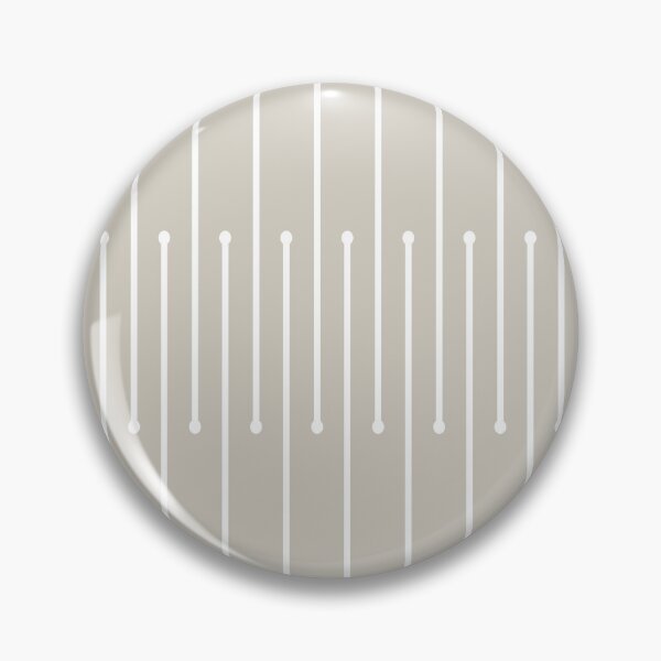 Artikelvorschau, Gray Tan White Minimal Stripe Polka Dot Pattern Pairs Valspar 2023 COTY Villa Grey 6005-1B entworfen und verkauft von ColorOfTheYears.