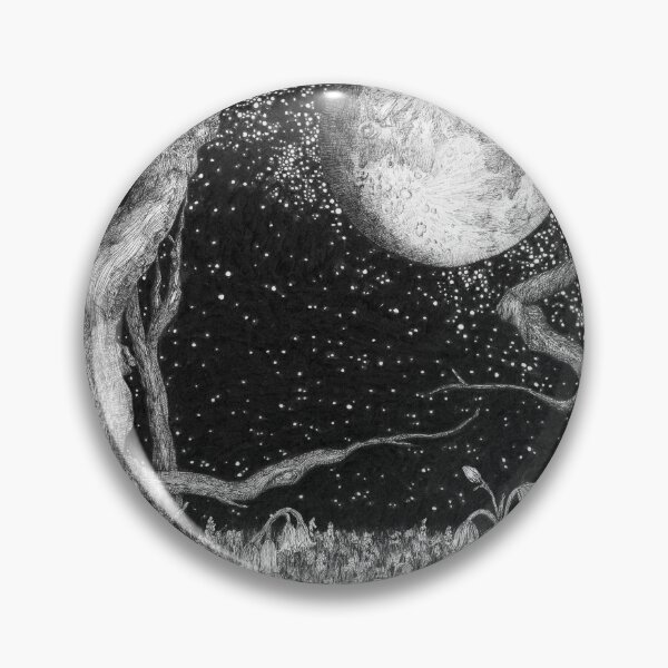 Item preview, The Midnight Flowered Forest designed and sold by ECMazur Art.