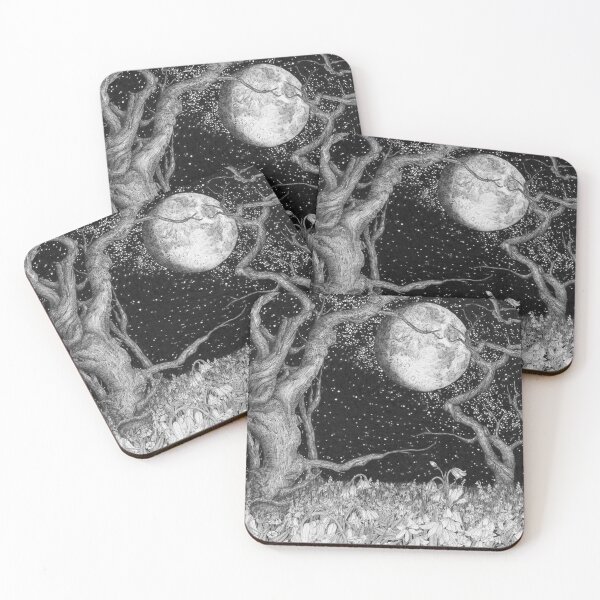 Item preview, The Midnight Flowered Forest designed and sold by ECMazur Art.