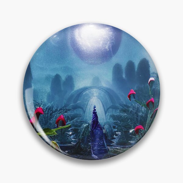 Item preview, Solarpunk Abstract Night Garden designed and sold by BioDigital-Jazz.