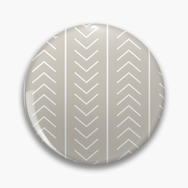 Artikelvorschau, Gray Tan White Modern Stripe Chevron Pattern Pairs Valspar 2023 COTY Villa Grey 6005-1B entworfen und verkauft von ColorOfTheYears.