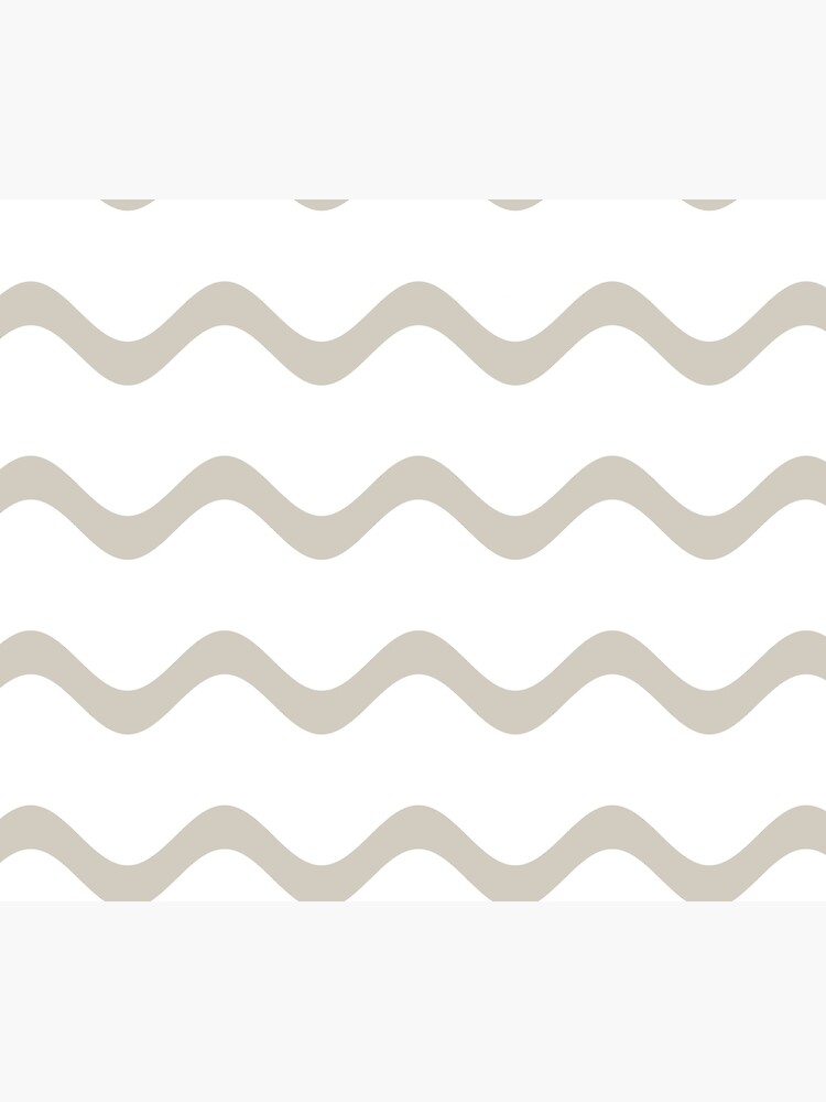 Aperçu 6 sur 6. Plaid avec l'œuvre Gray Tan White Rippled Horizontal Stripe Pattern Pairs Valspar 2023 COTY Villa Grey 6005-1B créée et vendue par ColorOfTheYears.