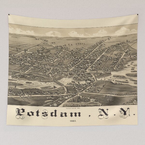Item preview, Potsdam, New York (1885) designed and sold by allhistory.